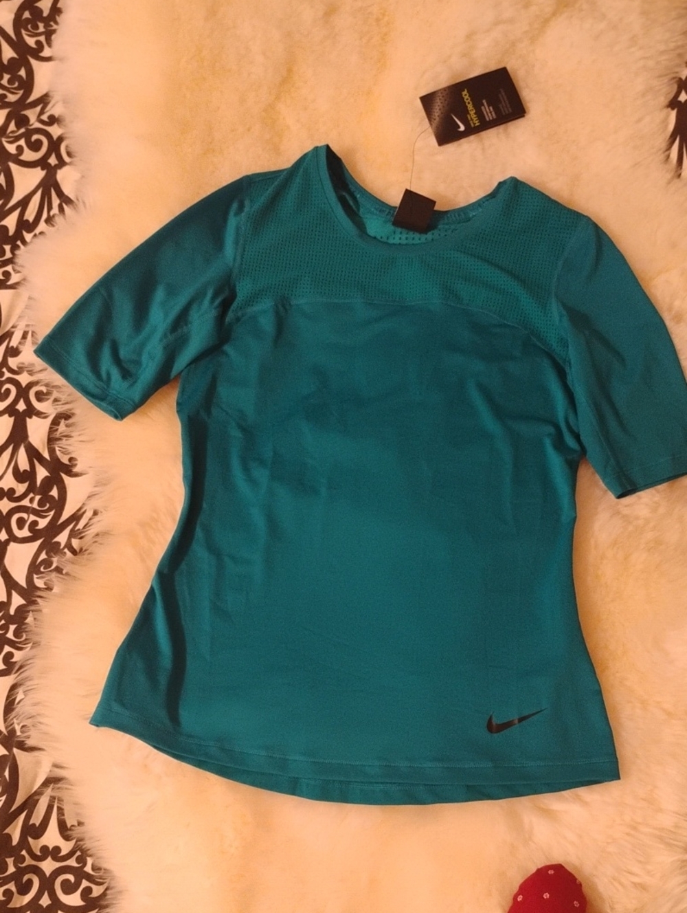Nike Women's Teal Short-Sleeve Athletic Tee, M New